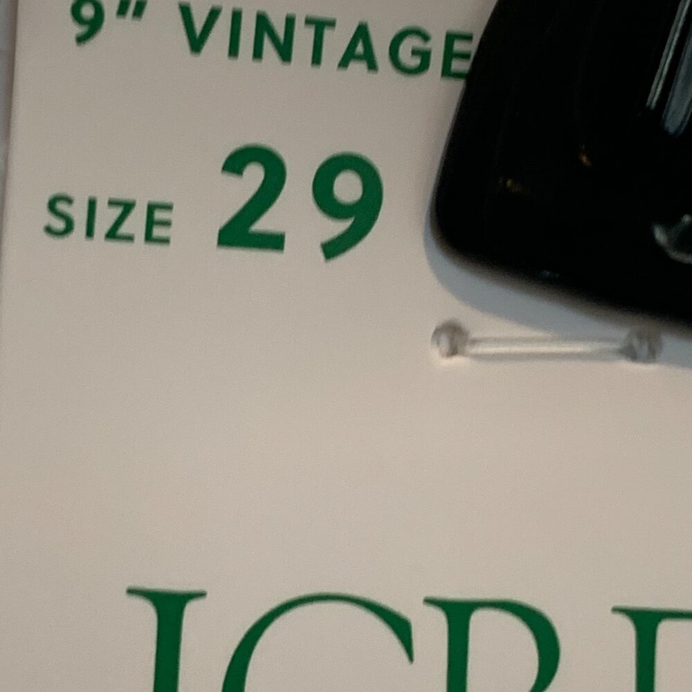 J. Crew Wm's 9" vintage slim-straight jean in white Sz 29 NWT#589 - Picture 8 of 8